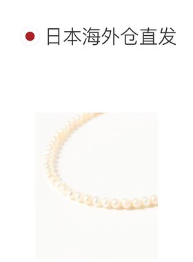 1h可退 日本直邮NINFA handmade 珍珠蝴蝶结短款项链  6142360157