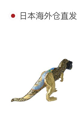 日本直邮九谷烧礼品包装霸王龙高聪设计泡桐木盒装恐龙雕像。