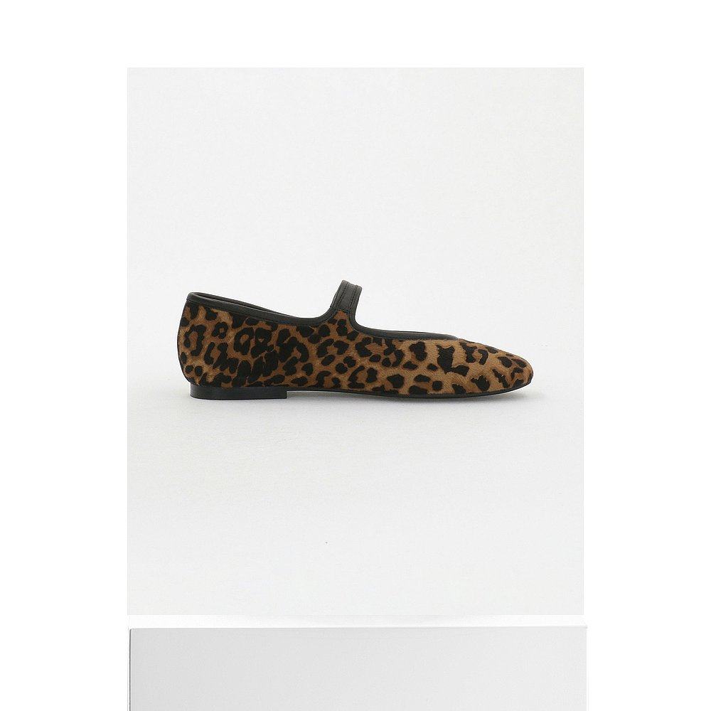 1h可退 日本直邮Odette e Odile 女士玛丽珍平底鞋 豹纹设计 柔软,淘宝优惠券,粉丝福利购,淘宝优惠卷