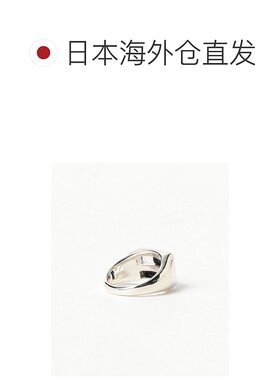 1h可退 日本直邮FIBULA 女士 天然石叠层双环戒指 简约设计 64423