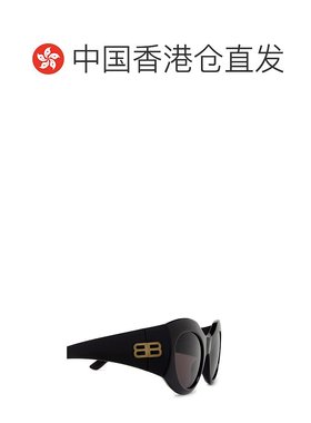 香港直邮BALENCIAGA 女士眼镜 BB0256S001 SS2024 黑色 BB0256S