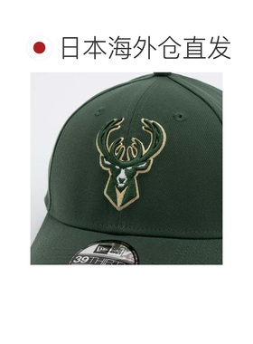 日本直邮NEW ERA NBA密尔沃基雄鹿队绿色款帽子