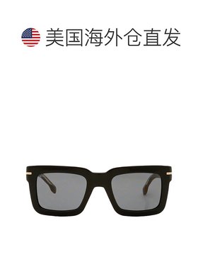 自营Hugo Boss Gold Logo Square Men's Sunglasses BOSS 1501/S