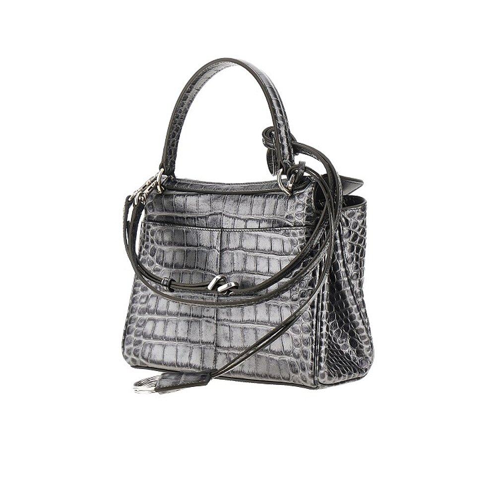 1h可退 香港直邮Balenciaga 巴黎世家 女士 Rodeo 壓花金屬手提包,淘宝优惠券,粉丝福利购,淘宝优惠卷