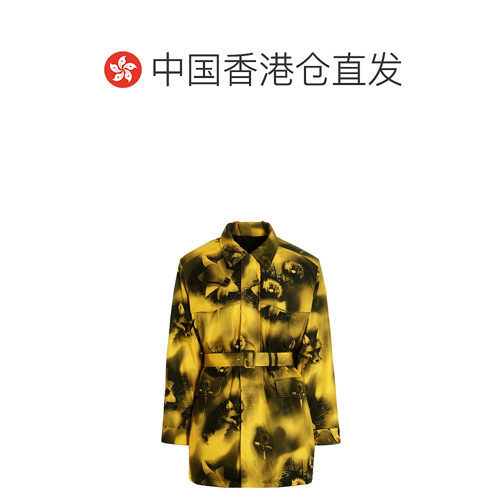 1h可退 香港直邮PRADA 男士外套 SGC09111P1F0010 AW2022 黄色 Re - 图1