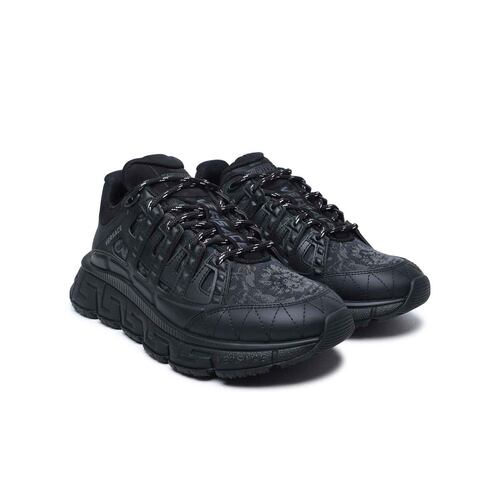 香港直邮VERSACE 男士休闲鞋 DSU80941A097692B580 CO 黑色 ‘Tri - 图3