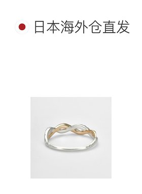 日本直邮日潮 agete 阿卡朵K10／银925钻石戒指0.05克拉