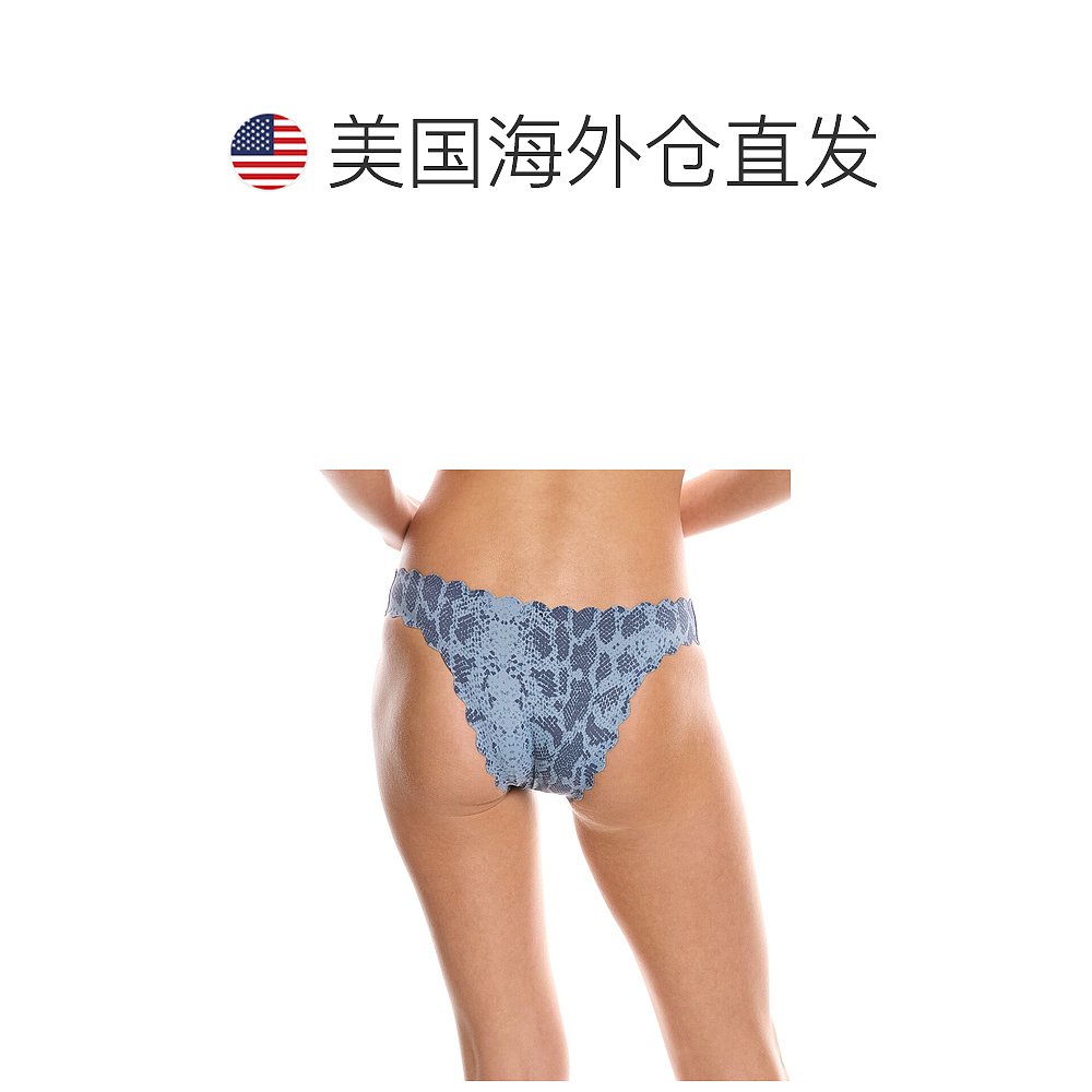 PQ Swim 两面穿 Seamless Wave Teeny 比基尼泳裤 - 蓝色 【美国 - 图1