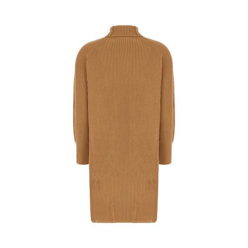 MAX MARA STUDIO 女士连衣裙 EBRIDI006 AW2024 驼色 - 图0