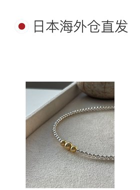 日本直邮ear PAPILLONNER 女士 925纯银镀金纳瓦霍珍珠项链 EAZ10