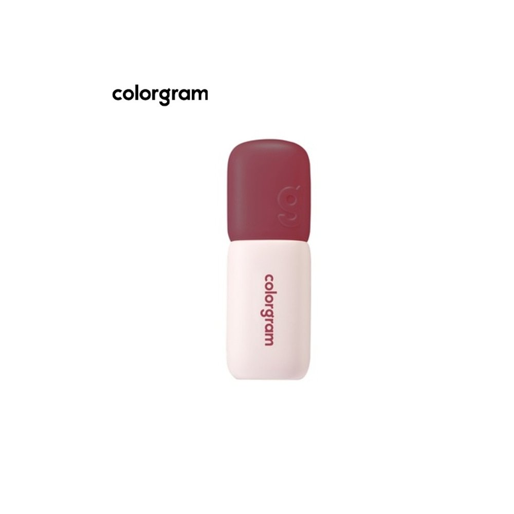韩国直邮COLORGRAM 哑光丝绒唇颊两用唇釉 12 Bloody Plum 5g正品 - 图0