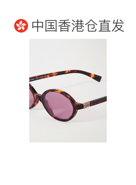 1h可退 香港直邮MIU MIU 女士太阳镜 0MU04ZSVAU50DTORTOISESHELL