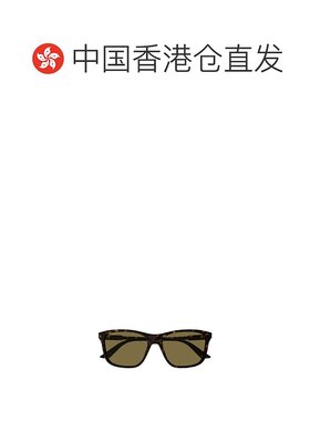 香港直邮GUCCI 男士眼镜 GG1819S002 SS2025 绿色 长方形太阳眼镜