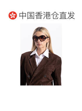 香港直邮PRADA 女士太阳镜 0PRD08SU020D70X CO 棕色 'D08SU' sun
