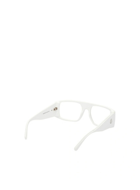 MONCLER 男士太阳镜 ML5186021 SS2024 白色 徽标平光镜