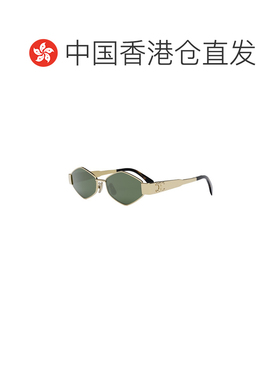 香港直邮CELINE 男士太阳镜 CL40254U30N AW2025 绿色 METAL TRIO