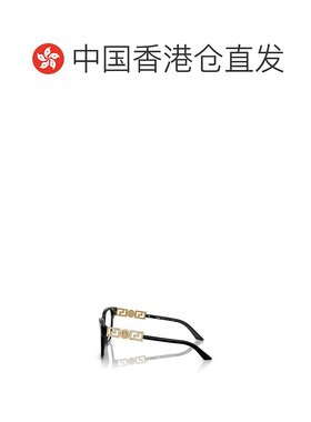 香港直邮VERSACE 女士眼镜 VE3358BGB1 SS2024 黑色 全框平光镜