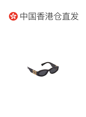 1h可退 香港直邮MIU MIU 女士太阳镜 MU11WS1AB5S0 SS2025 黑色