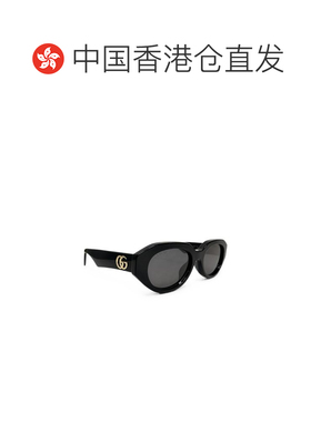 1h可退 香港直邮GUCCI 女士太阳镜 A000PSJ07401012 AW2026 黑色