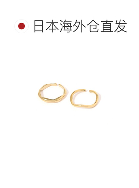 BAYFLOW 女士 不锈钢双环叠戴戒指 1045406