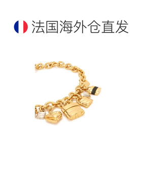 自营欧洲直邮CHLOE蔻依 Paddington女士金色/钯色/黑色黄铜小牛皮