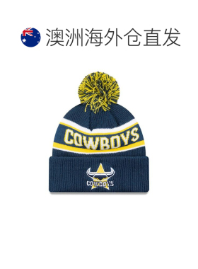 澳大利亚直邮New Era 北昆士兰牛仔队毛线帽针织帽帽子新纪元