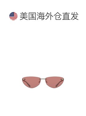 自营calvin klein凯文克莱金属女式太阳镜-粉红色 美国奥莱直发