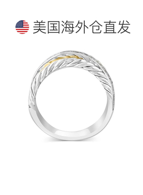 1h可退 【美国直邮】EFFY 系列|EFFY® 钻石长方形交叉戒指（1/5