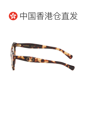 香港直邮valentino 华伦天奴 女士 棕色 Cat-Eye Acetate 太阳镜