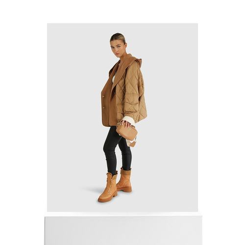 自营 belle & bloomOnly You绗缝实用夹克-黑色 美国奥莱直发 - 图3