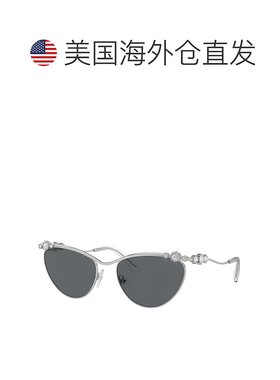 自营 Swarovski  SK 7017 400187 58mm Womens Cat-Eye Sunglasse