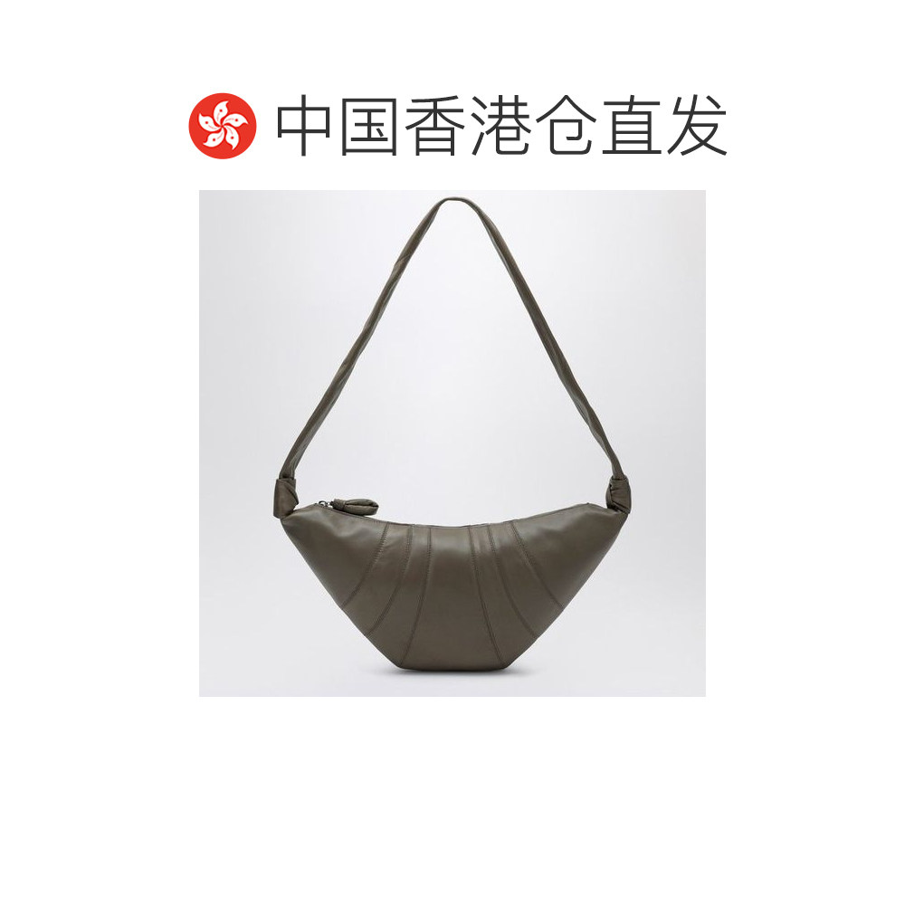 1h可退 香港直邮Lemaire 女士 中号卡其色绿色牛角包形包包 BG000,淘宝优惠券,粉丝福利购,淘宝优惠卷