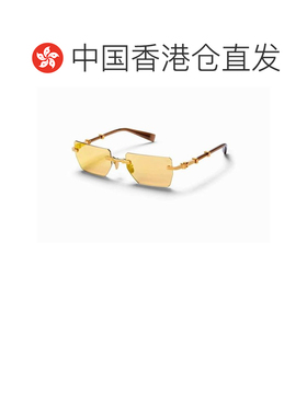 1h可退 香港直邮BALMAIN 男士太阳镜 BPS150GGLDBRN SS2025 金色
