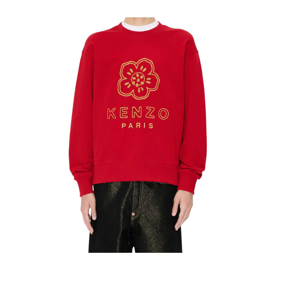 香港直邮KENZO 男士针织衫 FG55SW2104MF22 SS2026 红色 长袖卫衣,淘宝优惠券,粉丝福利购,淘宝优惠卷