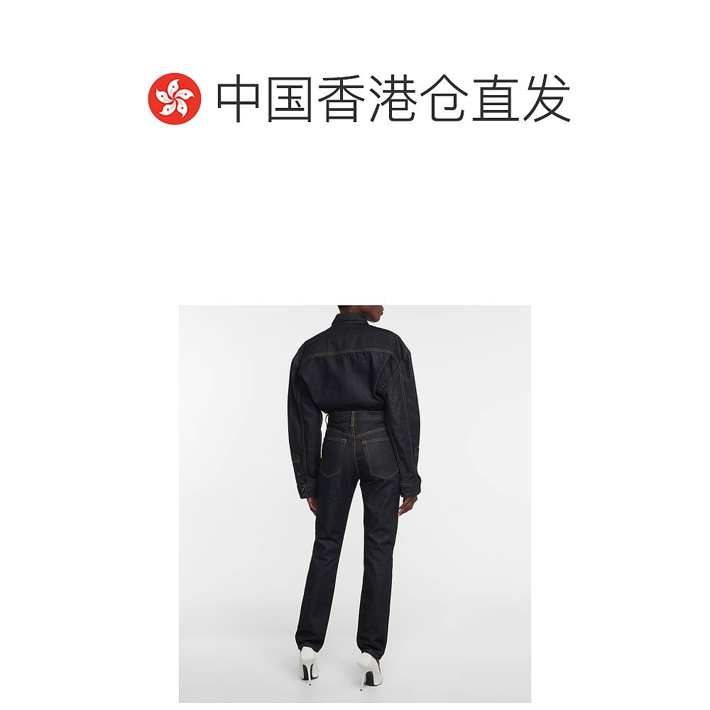 香港直邮潮奢 WARDROBE.NYC女士紧身牛仔裤-图1