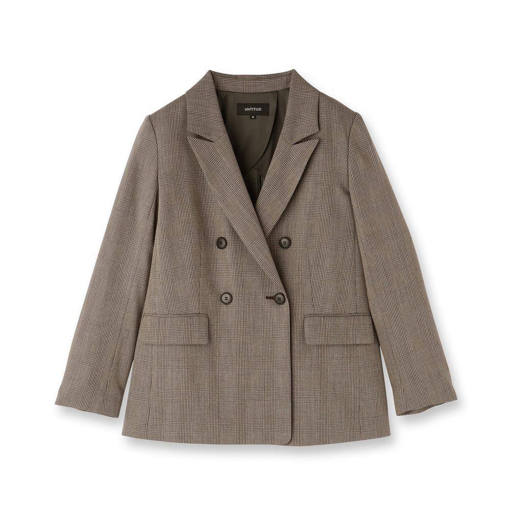 1h可退 日本直邮UNTITLED 女装 双排扣西装外套 宽松Box版型 背里,淘宝优惠券,粉丝福利购,淘宝优惠卷