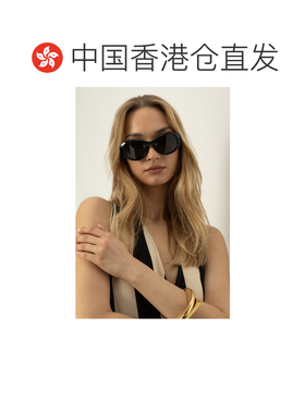 1h可退 香港直邮JACQUEMUS 女士太阳镜 JAC1070C1SUN AW2025 黑色