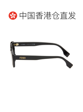 香港直邮Fendi 芬迪 女士 黑色 Lettering 太阳镜 FE40209I5101AS