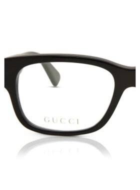 GUCCI 男士太阳镜 GG0343O001 SS2023 黑色 徽标眼镜