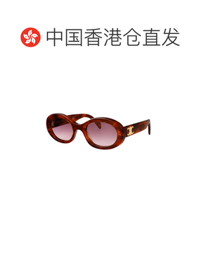 香港直邮CELINE 女士眼镜 CL40194U53Z SS2026 棕色 全框太阳镜