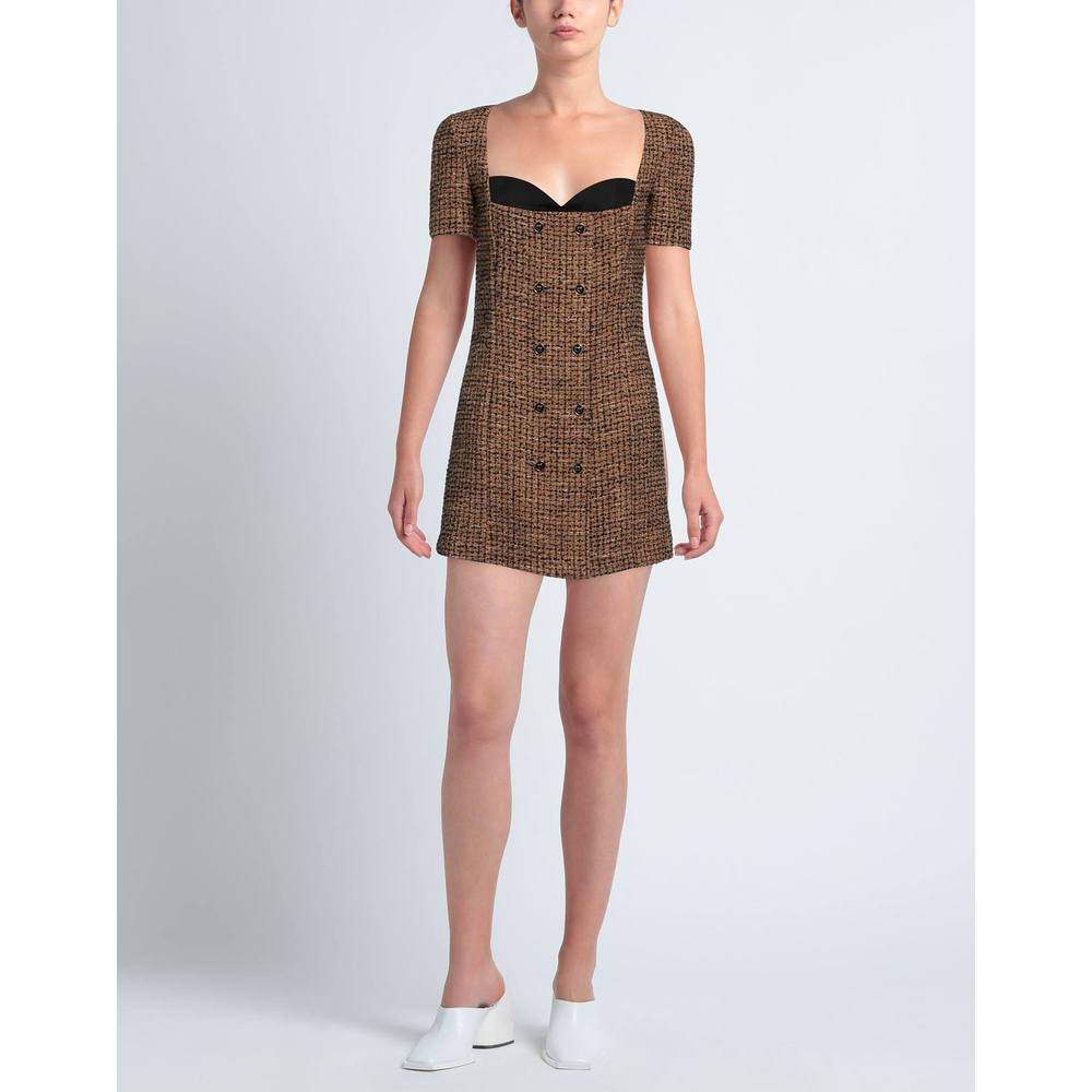 1h可退 香港直邮Pinko 品高 女士 短款连衣裙 brown棕色 舒适时尚,淘宝优惠券,粉丝福利购,淘宝优惠卷