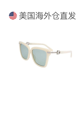 自营salvatore ferragamoFerragamo Women's 57 mm White Sunglas