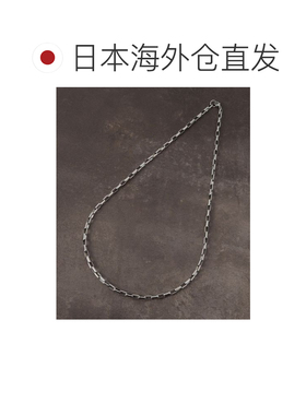 1h可退 日本直邮THE SHOP TK 男士 不锈钢方链项链 半拉链设计 61