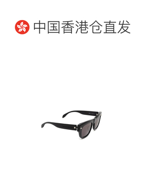 香港直邮mcqueen 亚历山大 麦昆 男士 徽标太阳镜 AM0425S