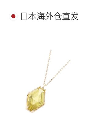 日潮跑腿COCOSHNIK K10 柠檬石英六角形切割项链 405-31826新款