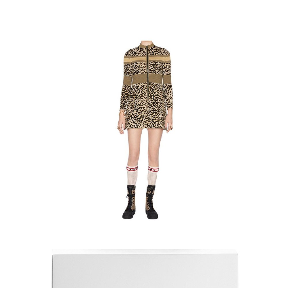 1h可退 香港直邮DIOR 女士半身裙 144R03AM5302817 AW2021 花色 - 图3