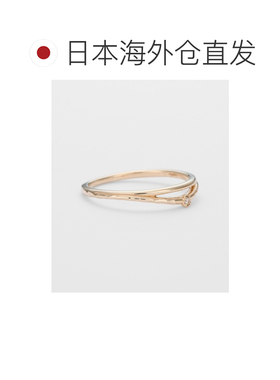日本直邮agete 阿卡朵 女士 K5钻石戒指 10241111157