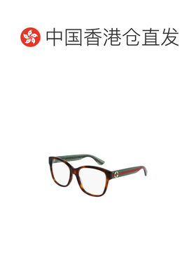 香港直邮GUCCI 女士太阳镜 GG0038ON002 SS2026 棕色 logo标志平