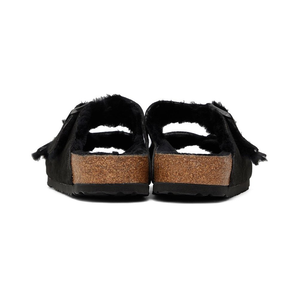 香港直邮潮奢 Birkenstock 男士黑色 Regular Arizona Shearling - 图0