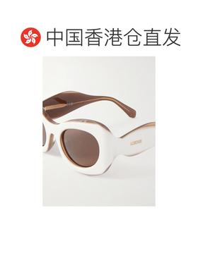 香港直邮LOEWE 罗意威 女士 + Paula's Ibiza 圆框醋纤太阳眼镜 L